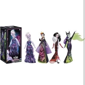Disney Villains Fashion Dolls 4 Pack Cruella Maleficent11 collectible